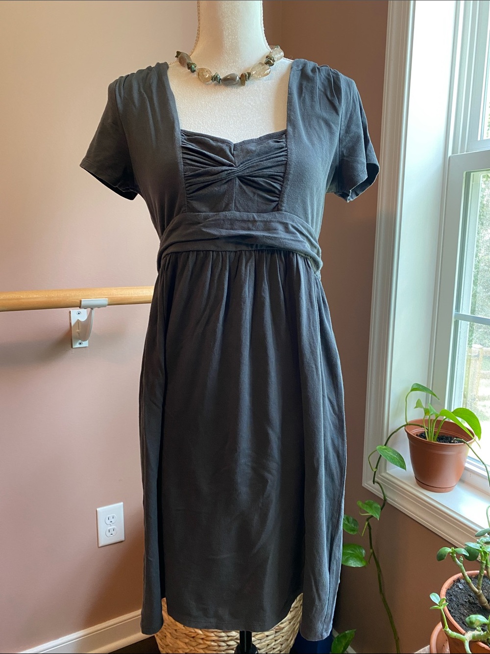 J. Crew gray dress M